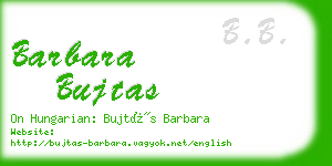 barbara bujtas business card